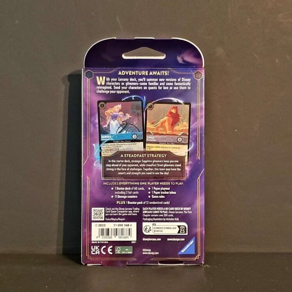 *IN HAND* Disney Lorcana Starter Deck Aurora Simba The First Chapter - BRAND NEW - Picture 4 of 4